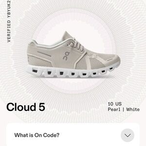 On Running Cream Sneakers